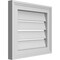 Ekena Millwork Vertical Surface Mount PVC Gable Vent: Functional, w/ 2"W x 1-1/2"P Brickmould Frame, 16"W x 14"H GVPVE16X1402SF - alternate 3